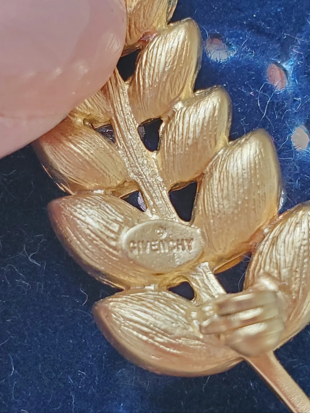 Givenchy Deadstock New On Tag Goldtone Rhinestone Brooch